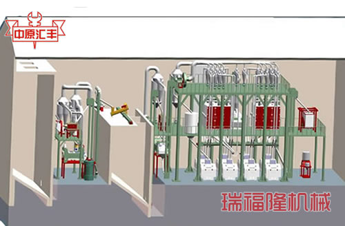 80—100t小麦成套设备